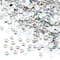 John Bead Acrylic Round Flat Back Rhinestones, 4mm